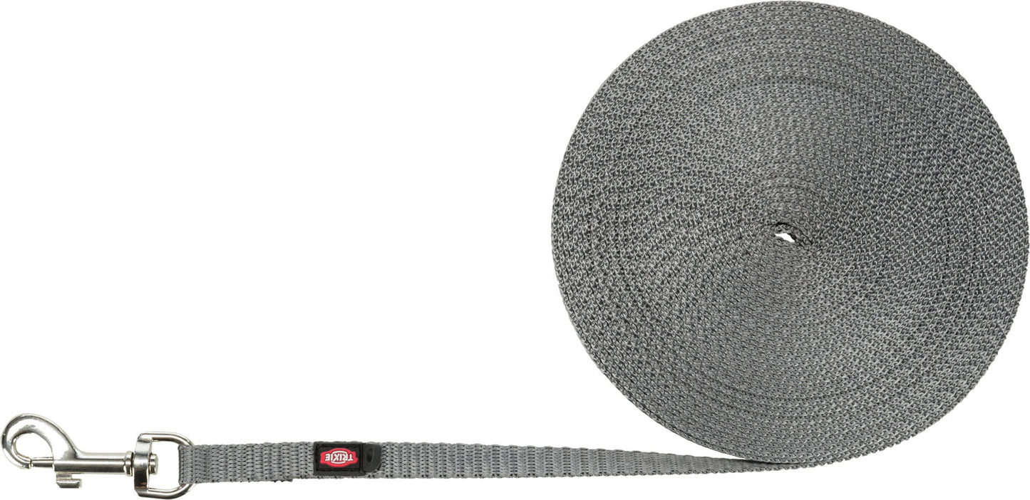 Trixie Tracking leash, extra light, XS-S: 10 m/10 mm, graphite