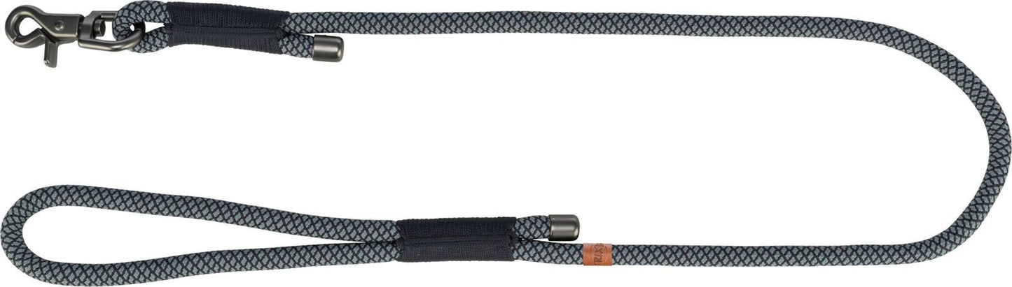 Trixie Soft Rope lead, S-XL: 1.00 m/x· 10 mm, black/grey.