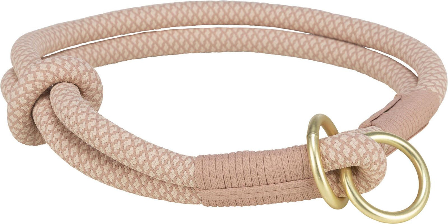 Trixie Soft Rope semi-choke, S: 35 cm/Ã-€¡Ã-· 10 mm, pink/light pink.