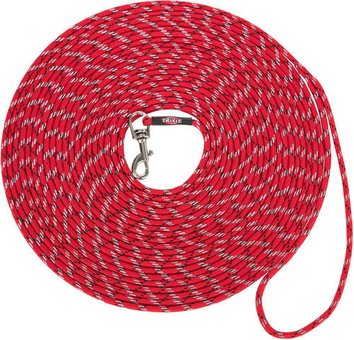 Trixie Junior puppy tracking leash, XXSƒ??XS: 8 m/Ç÷ 4 mm, red