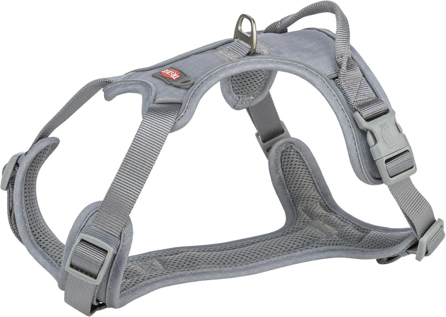 Trixie Premium active harness, L: 69-87 cm/25 mm, graphite.