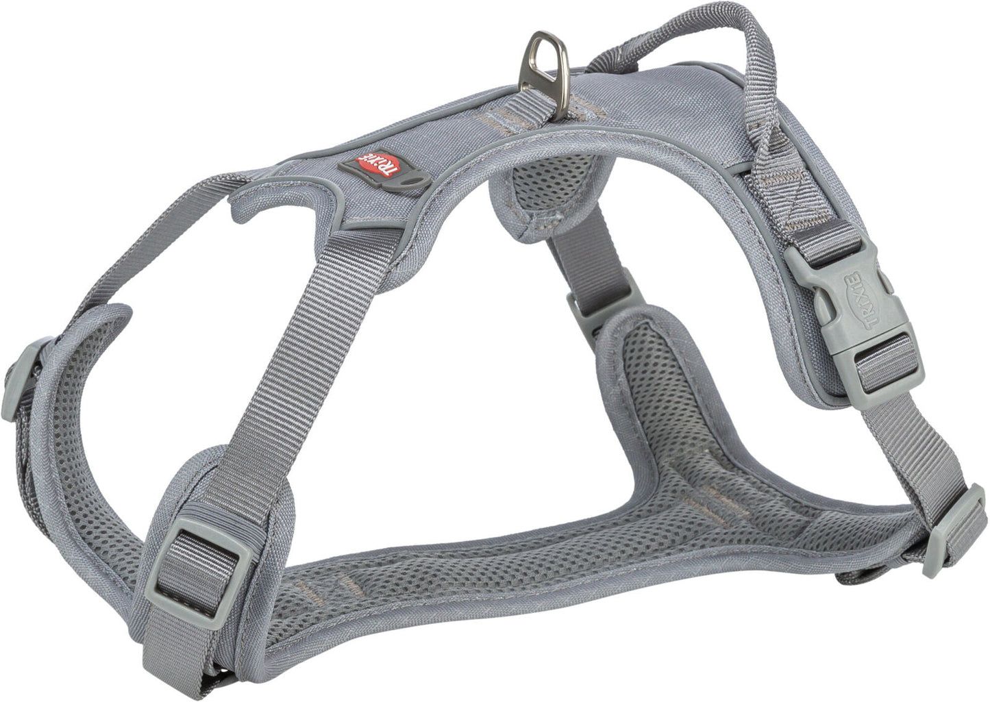 Trixie Premium active harness, L–XL: 74–100 cm/25 mm, graphite