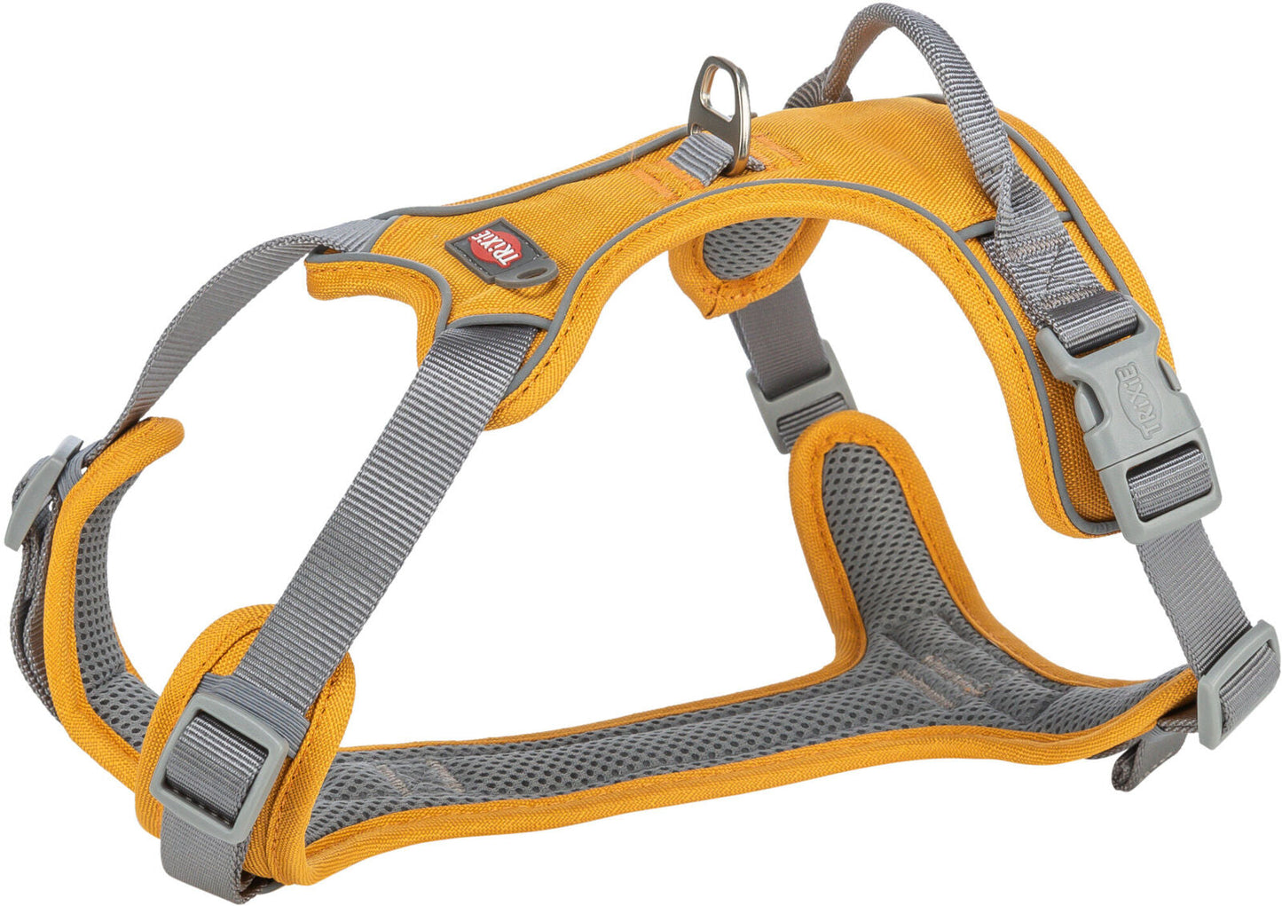 Trixie Premium active harness, L–XL: 74–100 cm/25 mm, curry