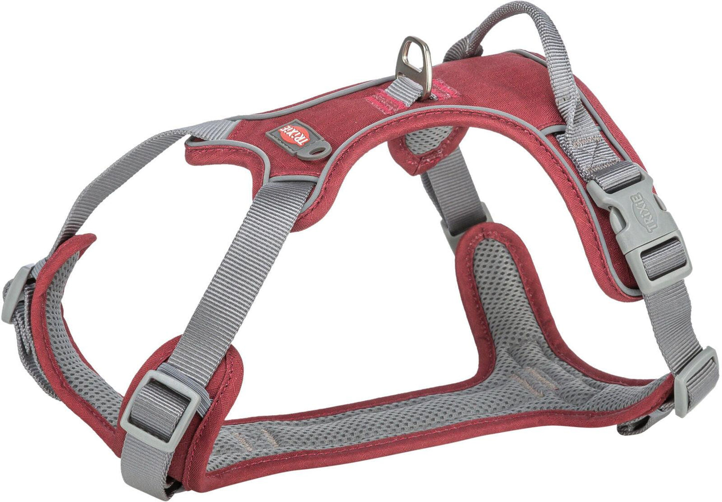 Trixie Premium active harness, L: 69-87 cm/25 mm, sangria.