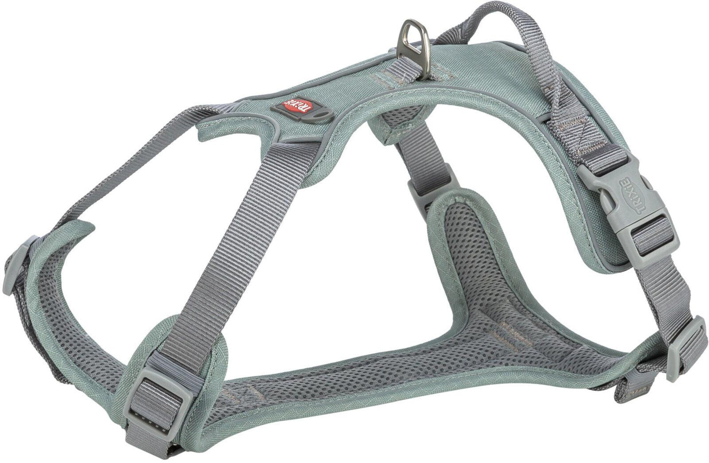 Trixie Premium active harness, L-XL: 74-100 cm/25 mm, sage.