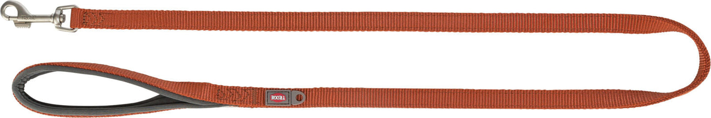 Trixie Premium lead, XS–S: 1.20 m/15 mm, rust
