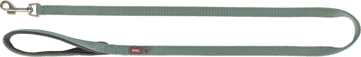 Trixie Premium lead, XS-S: 1.20 m/15 mm, sage.