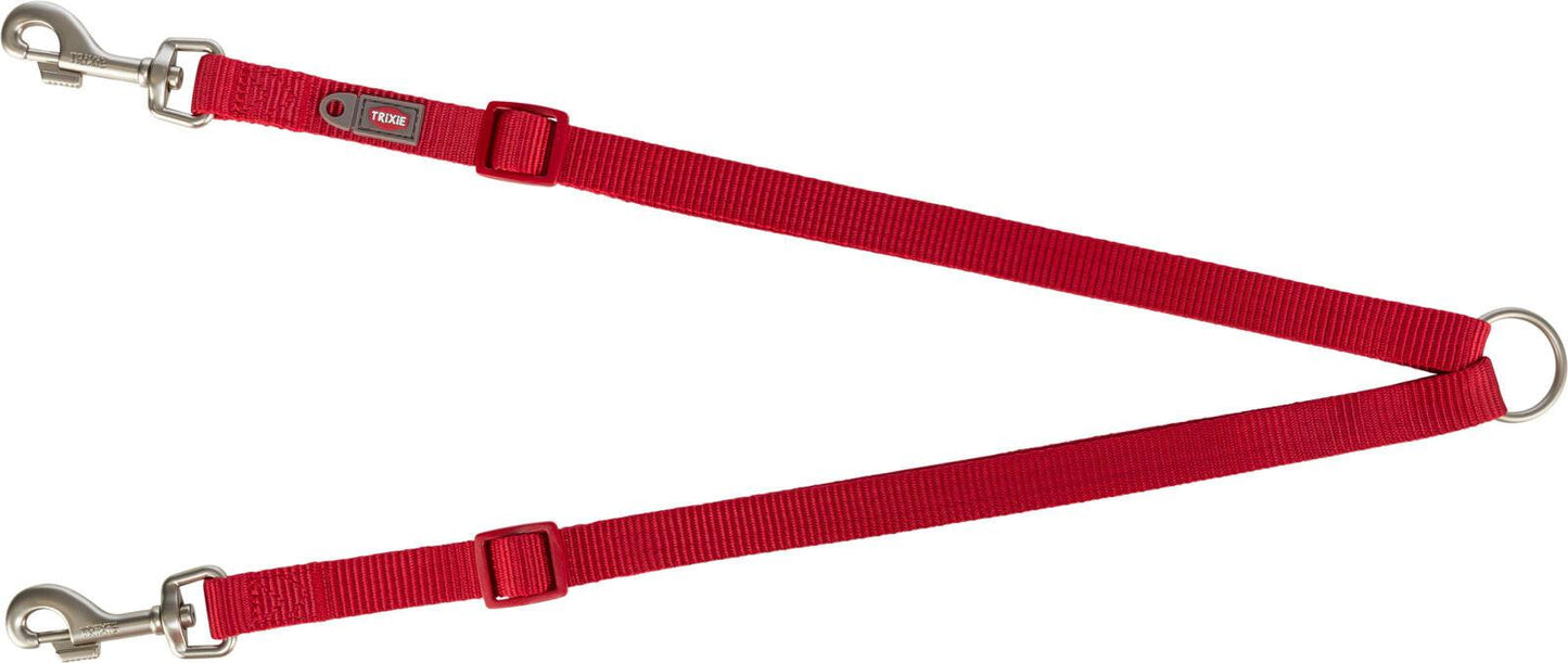 Trixie Premium couple, M-L: 40-70 cm/20 mm, red.