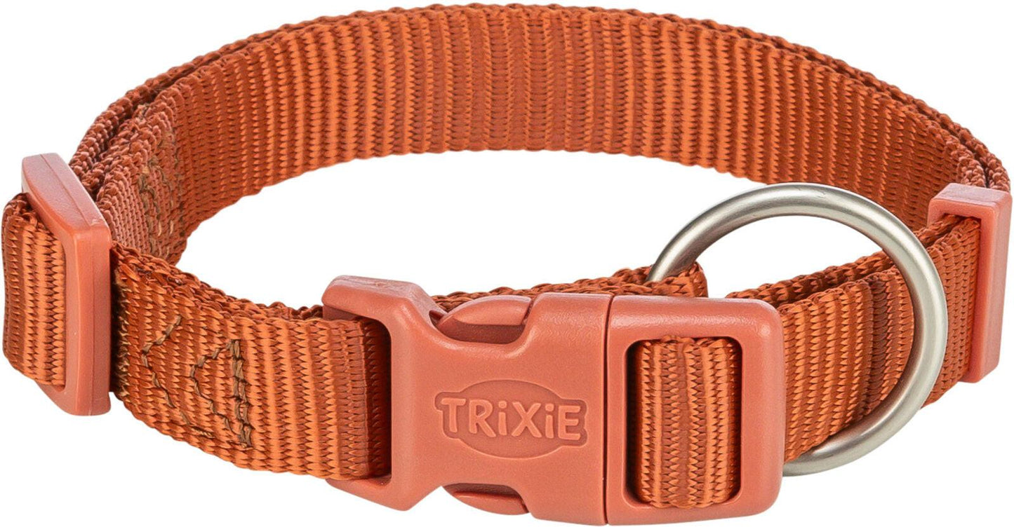 Trixie Premium collar, S-M: 30-45 cm/15 mm, rust.