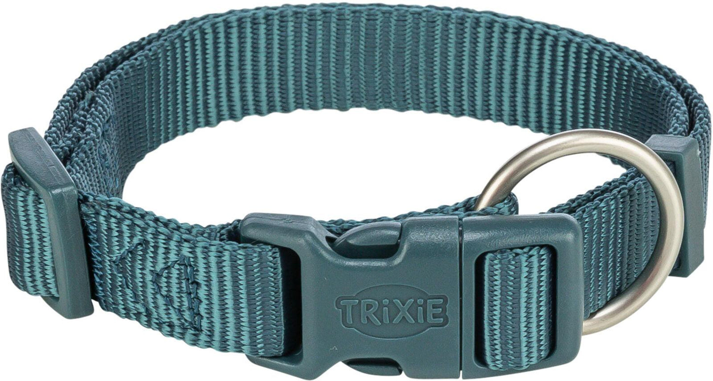 Trixie Premium collar, XS-S: 22-35 cm/10 mm, petrol.