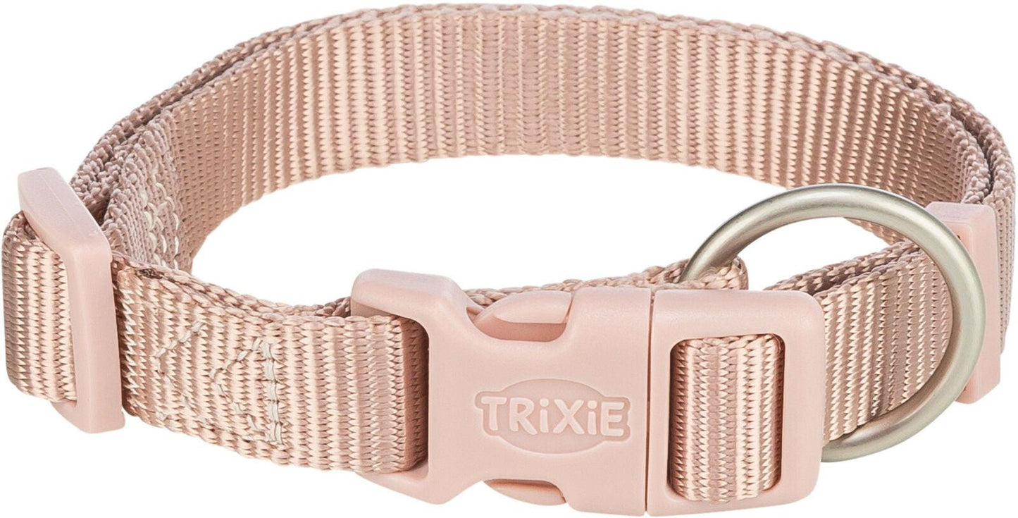 Trixie Premium collar, S-M: 30-45 cm/15 mm, blush.