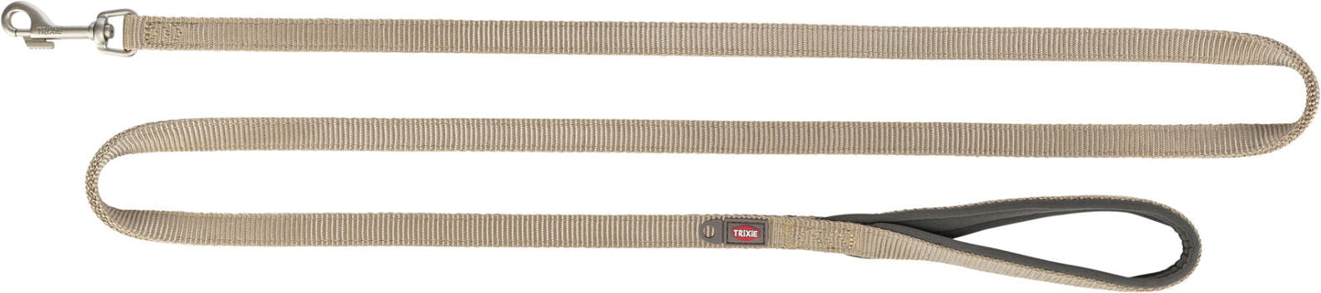 Trixie Premium lead, extra long, M–L: 1.80 m/20 mm, sand