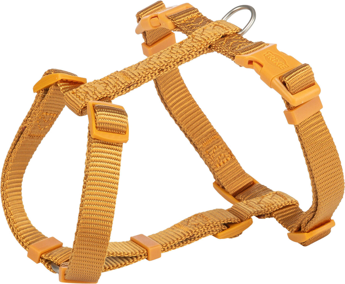 Trixie Premium H-harness, S–M: 42–60 cm/15 mm, curry