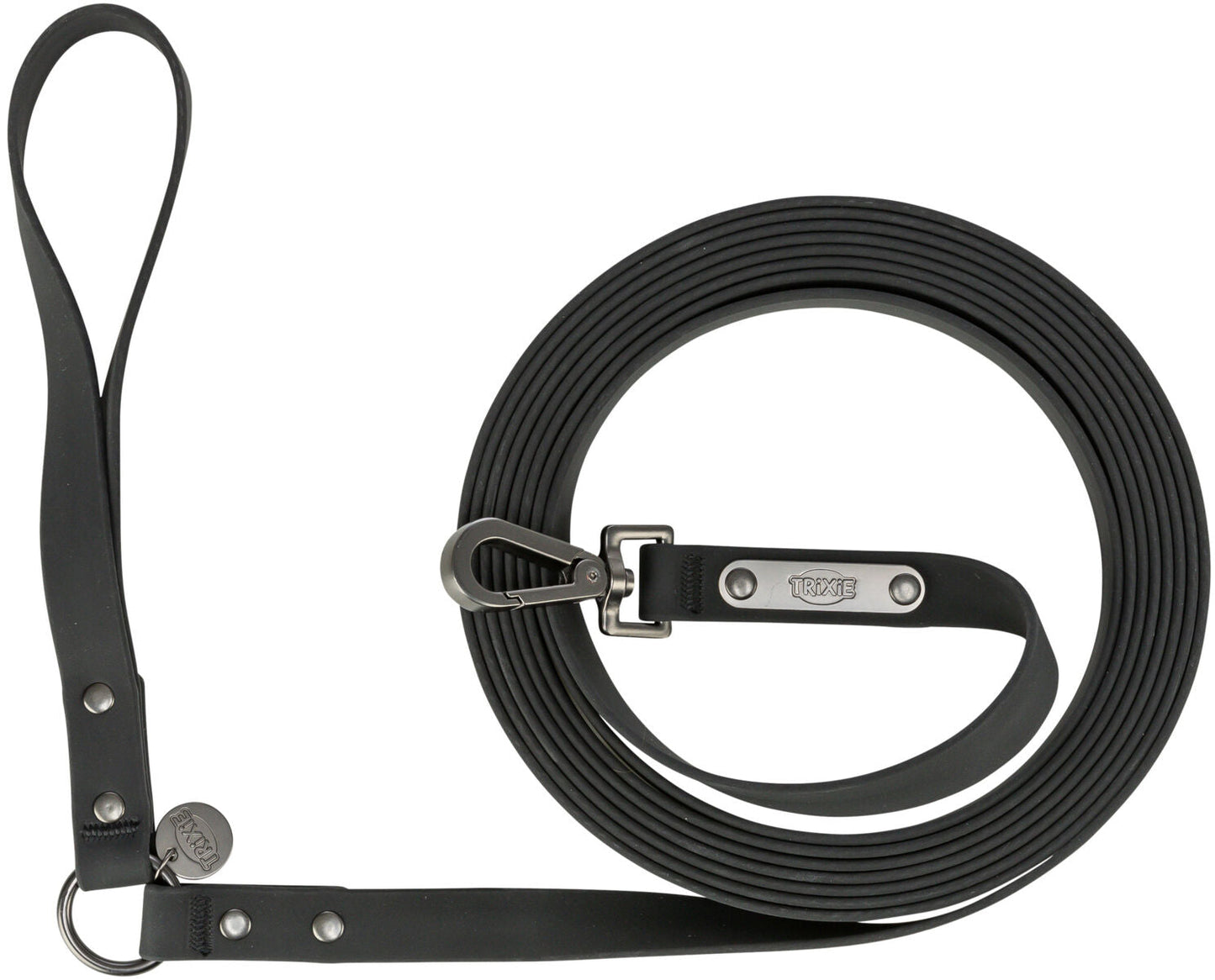 Trixie CityStyle tracking lead, PVC, M–L: 10 m/20 mm, black