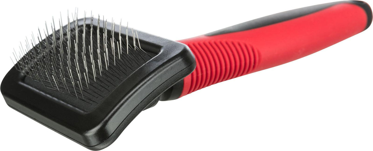 Trixie Soft brush, plastic/metal bristles, 7 x 16 cm.