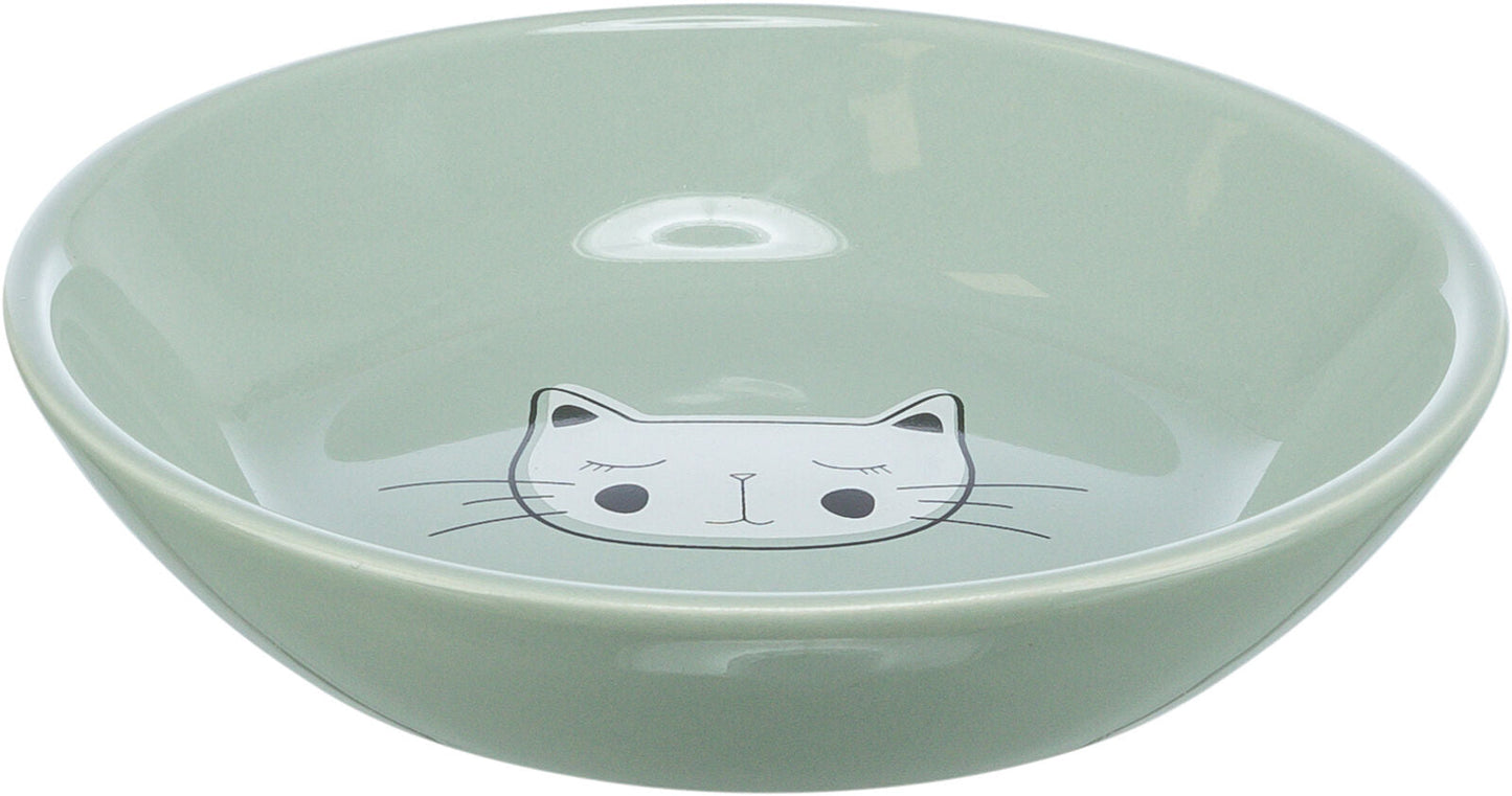 Trixie Bowl, flat, ceramic, 0.2 l/diam 14 cm