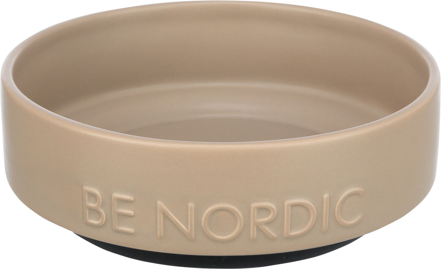Trixie BE NORDIC bowl, ceramic/rubber, 0.5 l/Ç÷ 16 cm, taupe