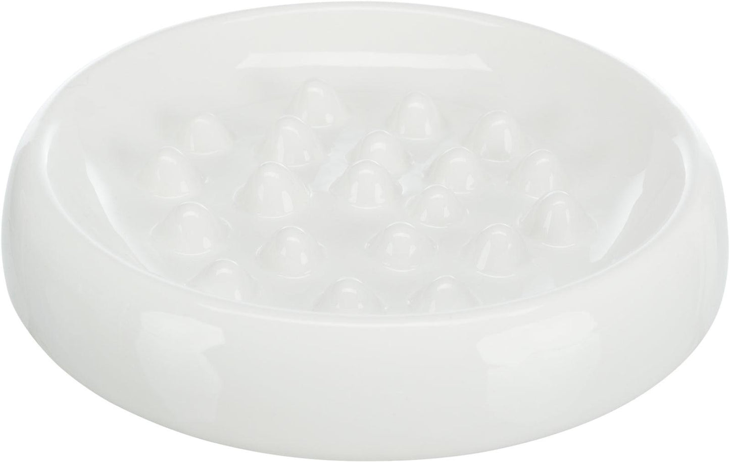 Trixie Slow Feed bowl, ceramic, 0.25 l/x· 18 cm, white.