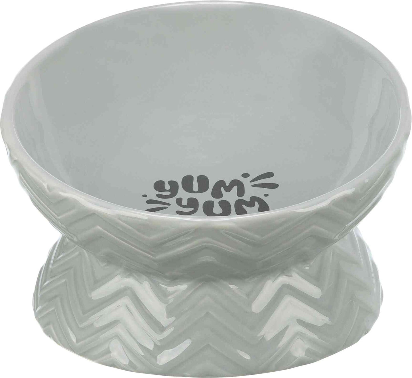 Trixie Bowl, elevated, ceramic, 0.35 l/diam. 17 cm, grey