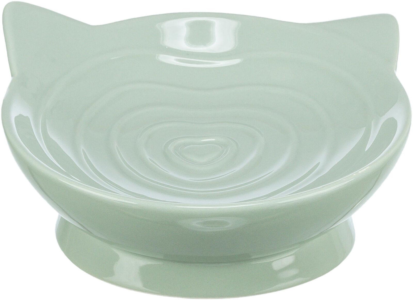 Trixie Viviana bowl, elevated, ceramic, 0.15 l/diam 14 cm, sage.