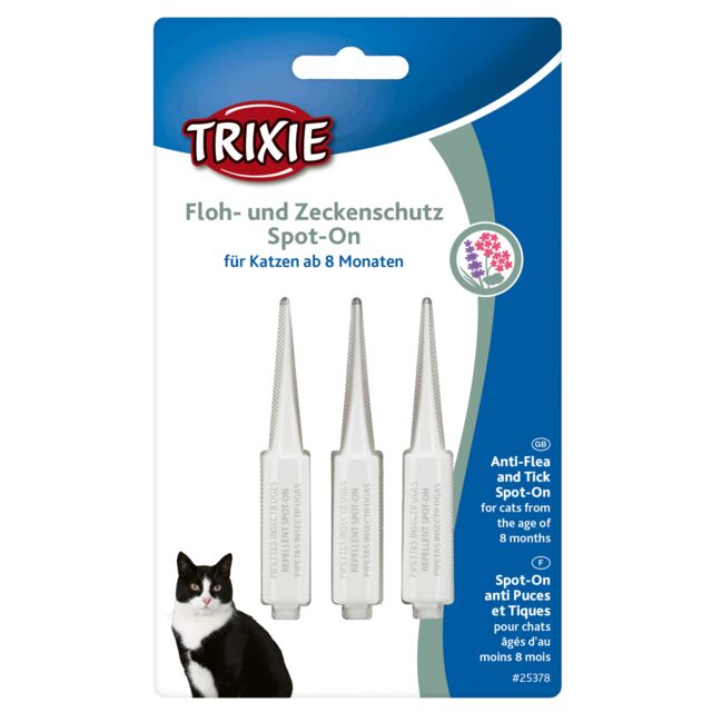 Trixie Spot-On Flea and tick protection for cats from 8 months, 3 Ç? 1,5 ml