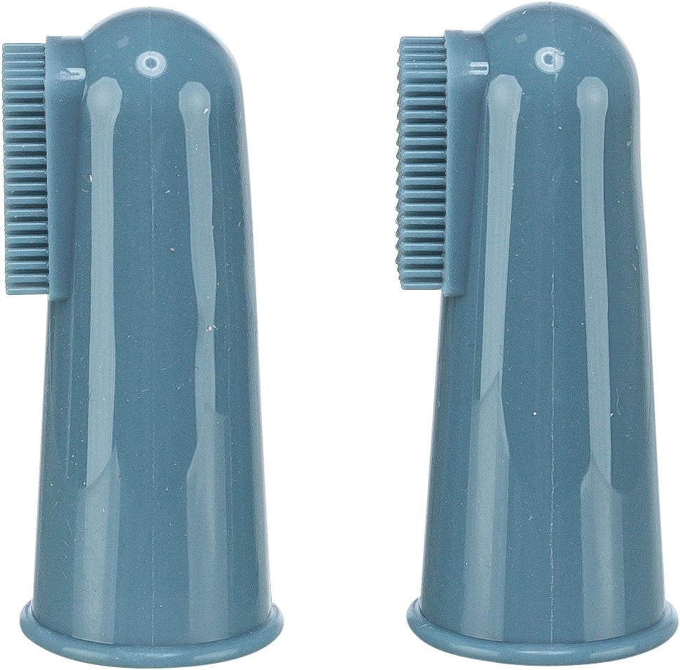 Trixie Finger-toothbrush set, silicone, dog/cat, 6 cm, 2 pcs..