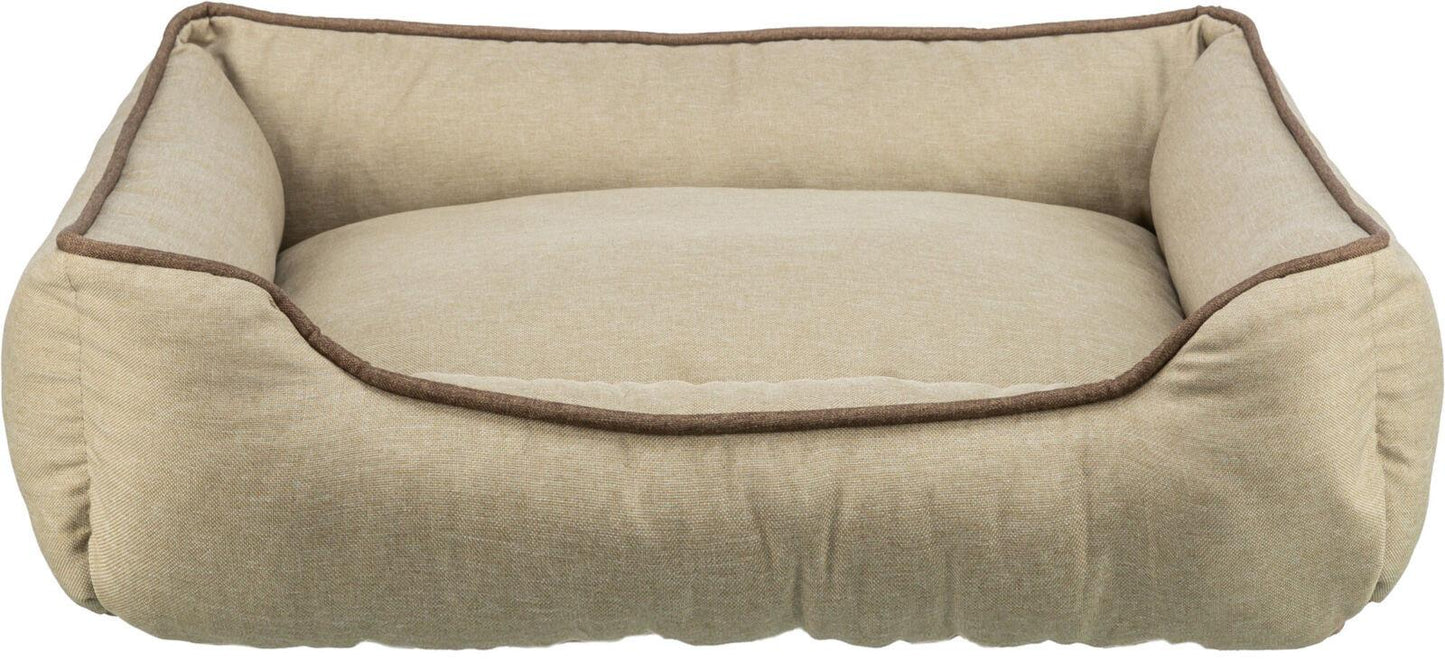 Trixie Nio bed, water repellent, square, 90 x 70 cm, sand.