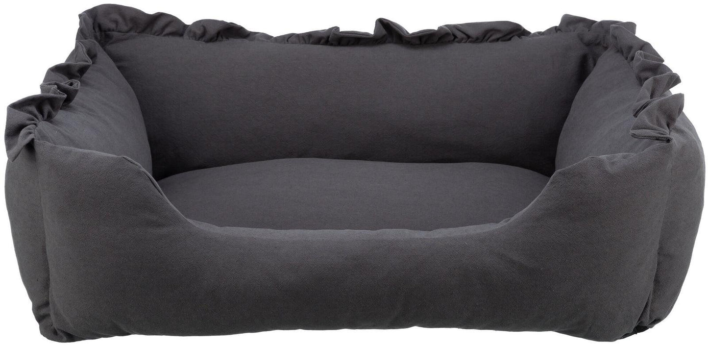 Trixie Lino vital bed, square, 90 x 65 cm, black/grey.