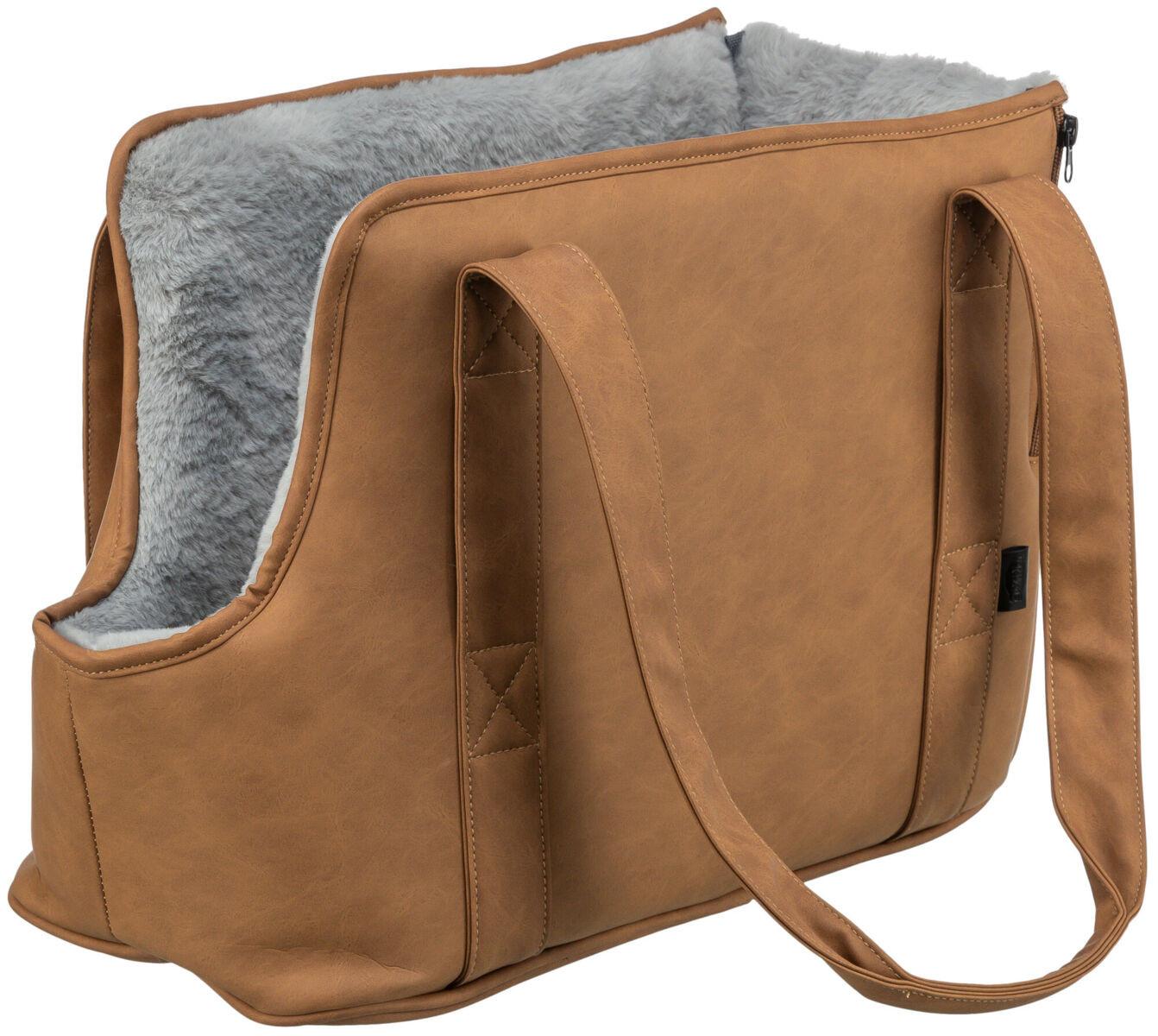 Trixie Evelyn carrier, 40 x 30 x 20 cm, brown/grey.