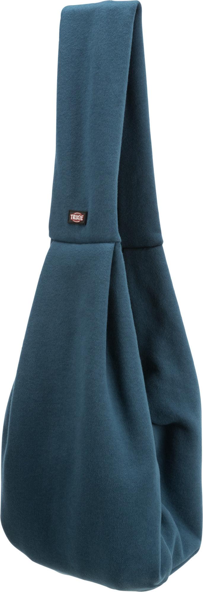 Trixie Soft front carrier, 22 x 20 x 60 cm, blue/light grey.