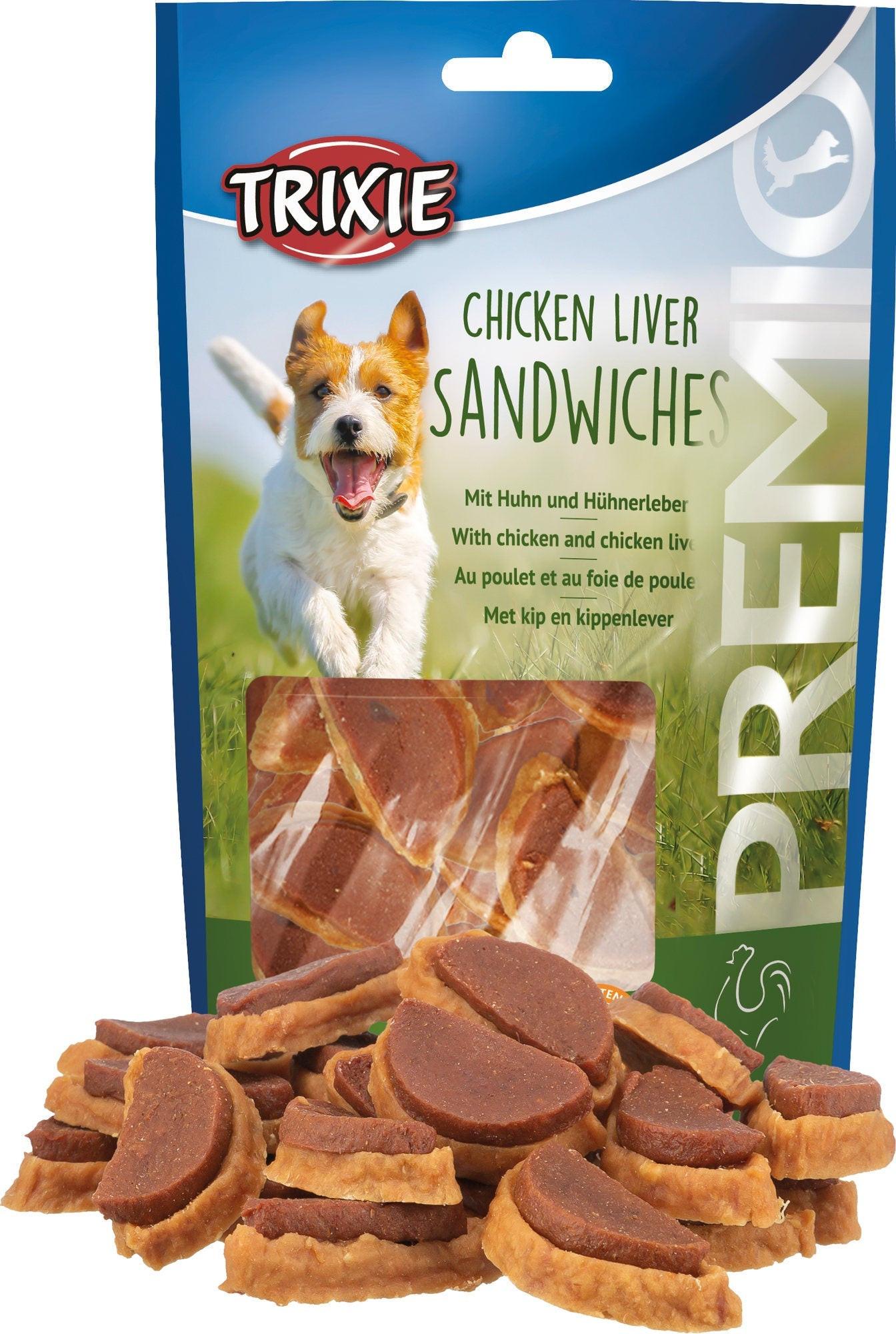 Trixie PREMIO Chicken Liver Sandwiches, 100 g.