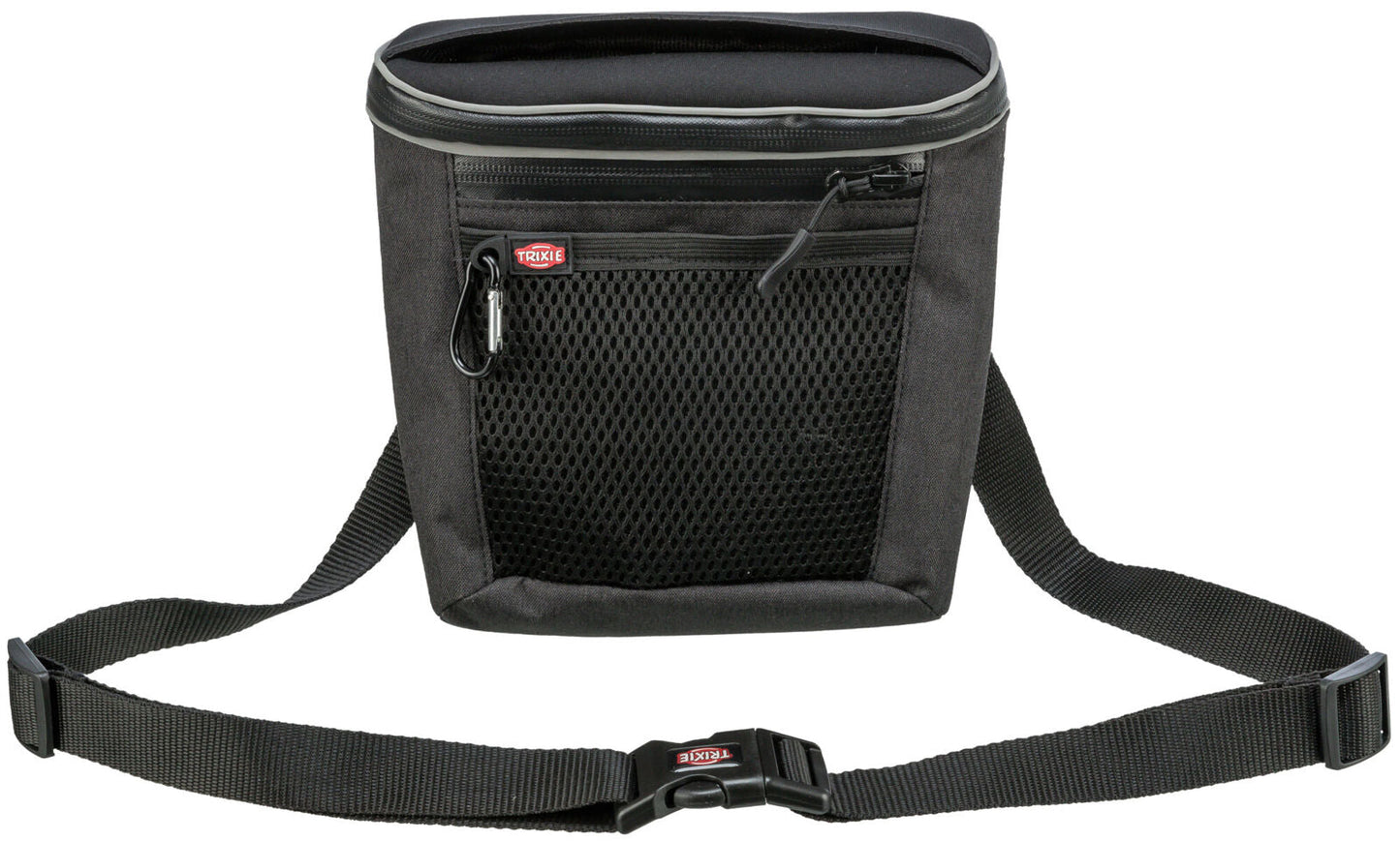 Trixie Duo Treat snack bag, 20 x 20 x 5 cm, anthracite
