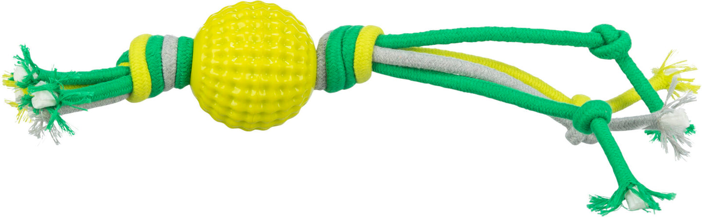 Trixie Ball with rope, TPR/Polyester, Ç÷ 9 Ç? 44 cm