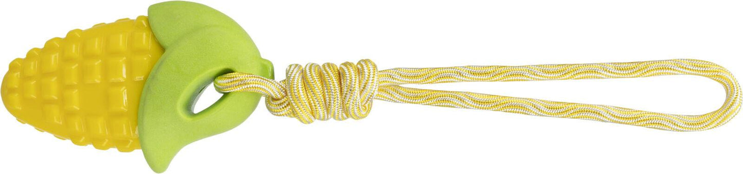 Trixie Maize cob on a rope, TPR, 13 cm/34 cm.