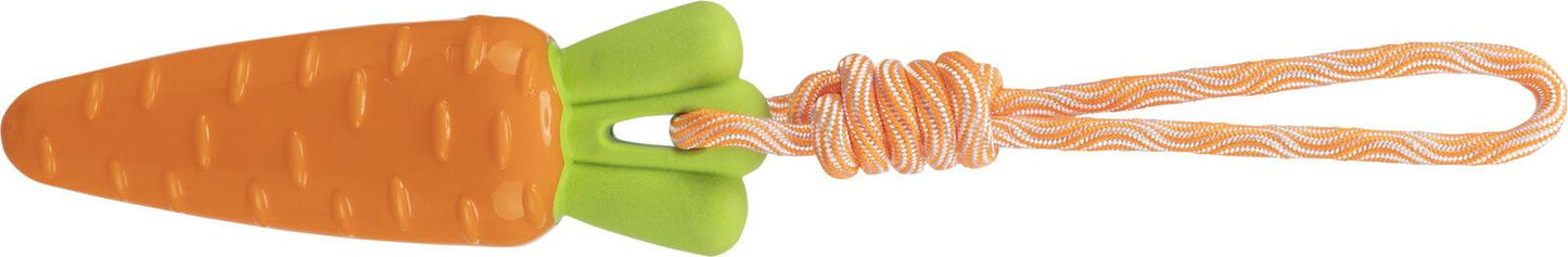 Trixie Carrot on a rope, TPR, 20 cm/39 cm.