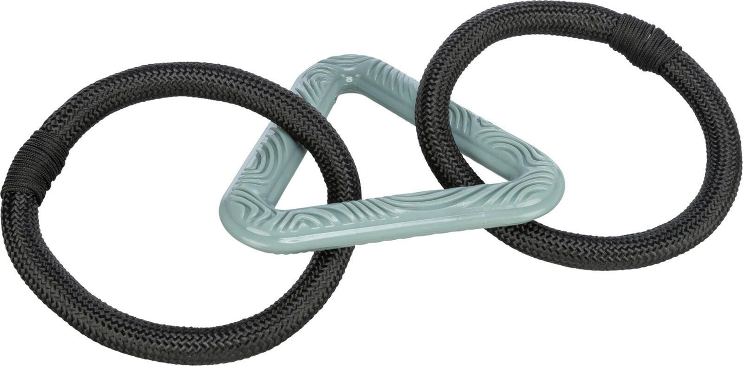 Trixie CityStyle triangle with rope rings, TPR, 44 cm.