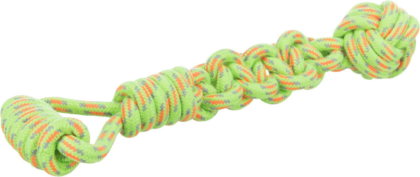 Trixie Playing rope with woven-in ball, 8/38 cm.