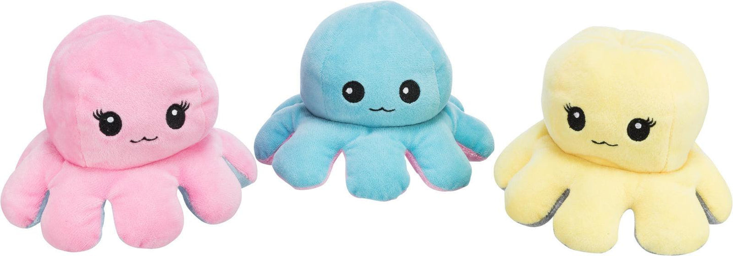 Trixie Reversible octopus plush, 19 cm.