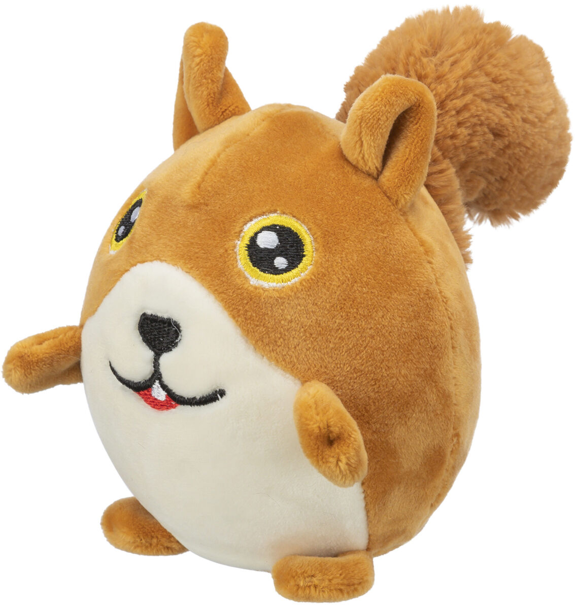 Trixie Squirrel, round, plush, 13 cm