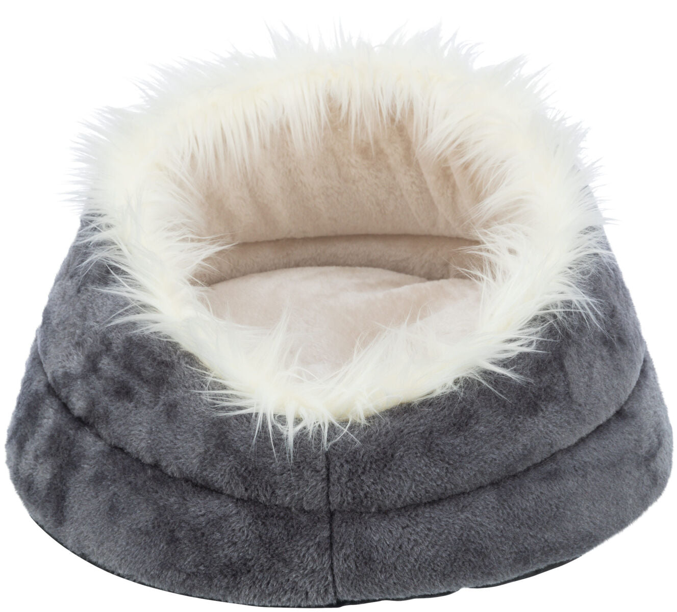Trixie Minou bed, round, Ç÷ 47 Ç? 26 cm, grey/light grey