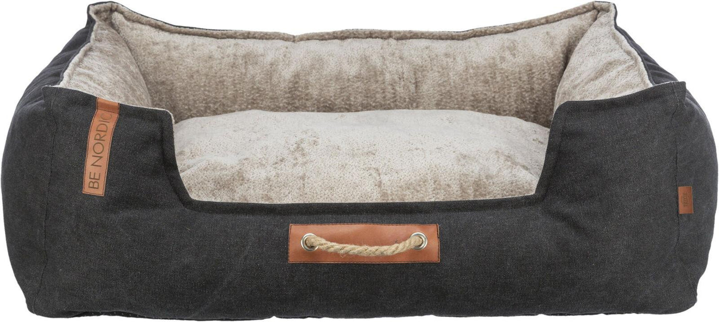 Trixie BE NORDIC Fx´hr bed, square, 80 x 60 cm, black/sand.