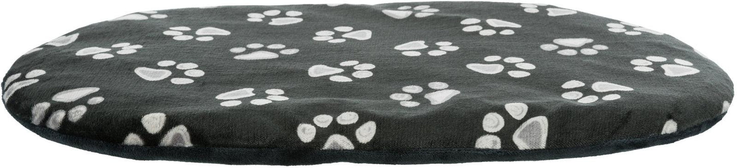 Trixie Jimmy cushion, oval, 98 x 62 cm, black.