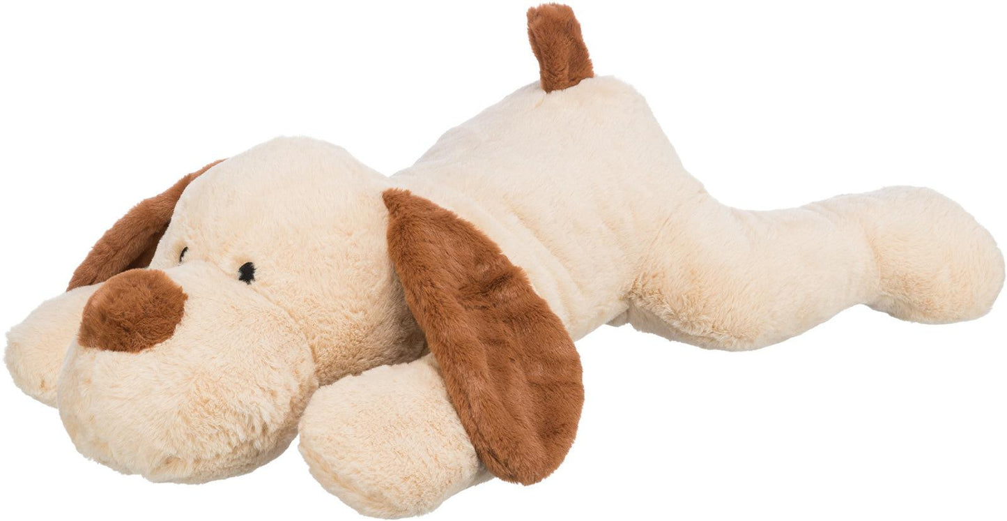 Trixie Benny cuddle dog plush, 75 cm, beige/brown.