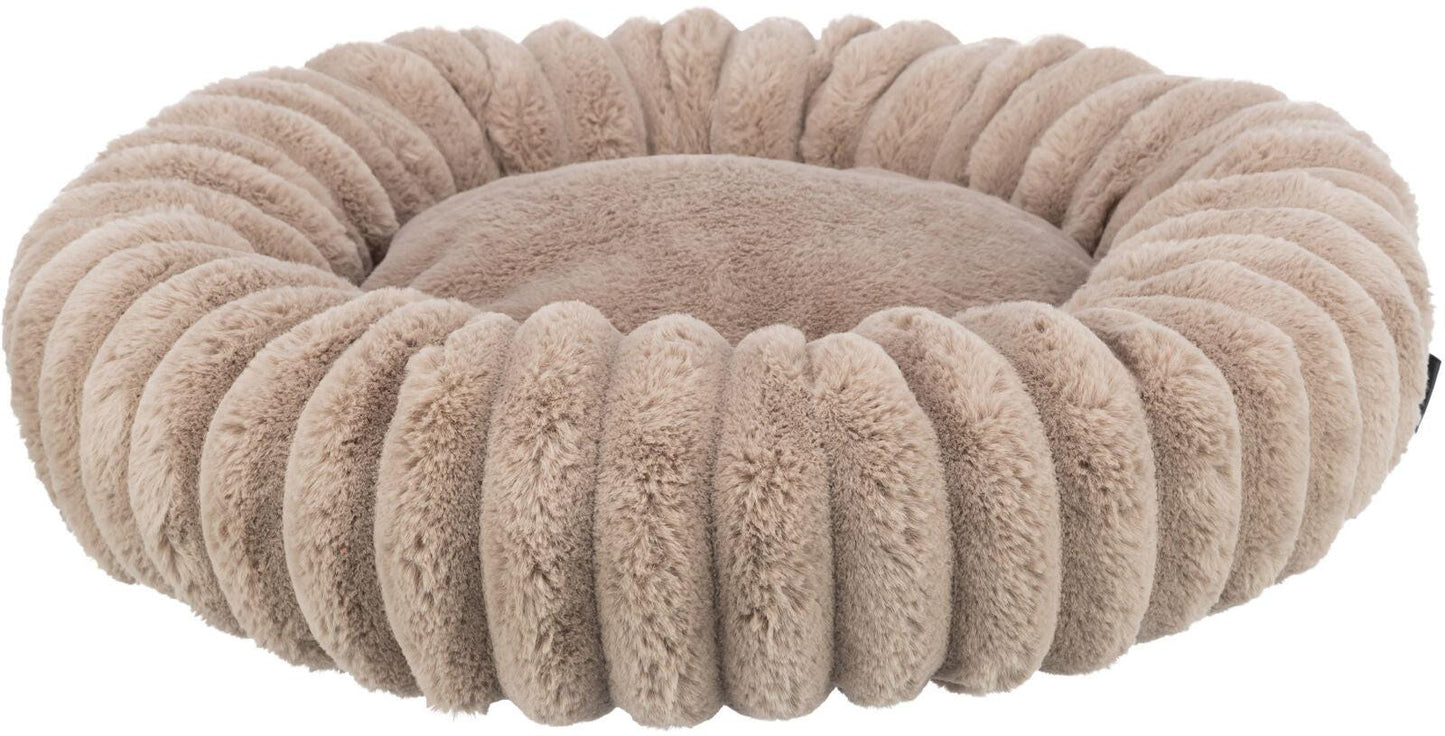 Trixie Lonni bed, round, diam 60 cm, light brown.