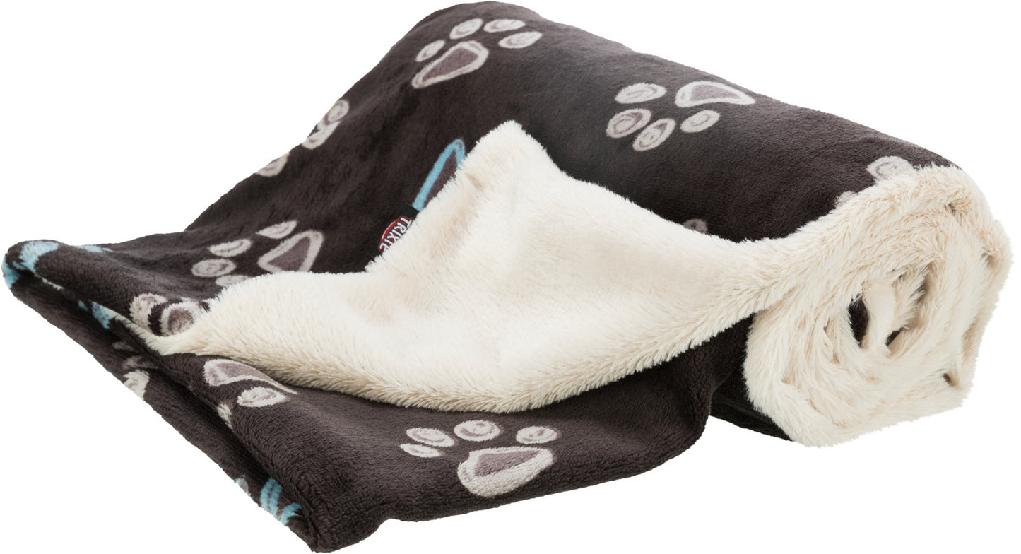 Trixie Jimmy blanket, soft plush, 150 x 100 cm, taupe/beige