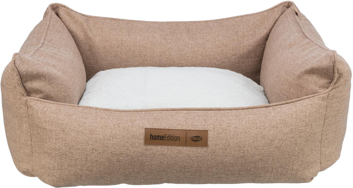 Trixie Farello bed square, 60 X 50 cm, brown/white.
