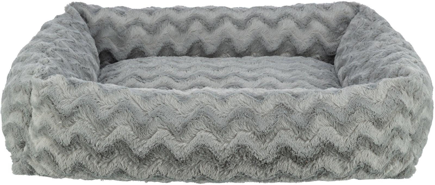 Trixie Vital Loki bed, recycled, square, 100 x 70 cm, grey.