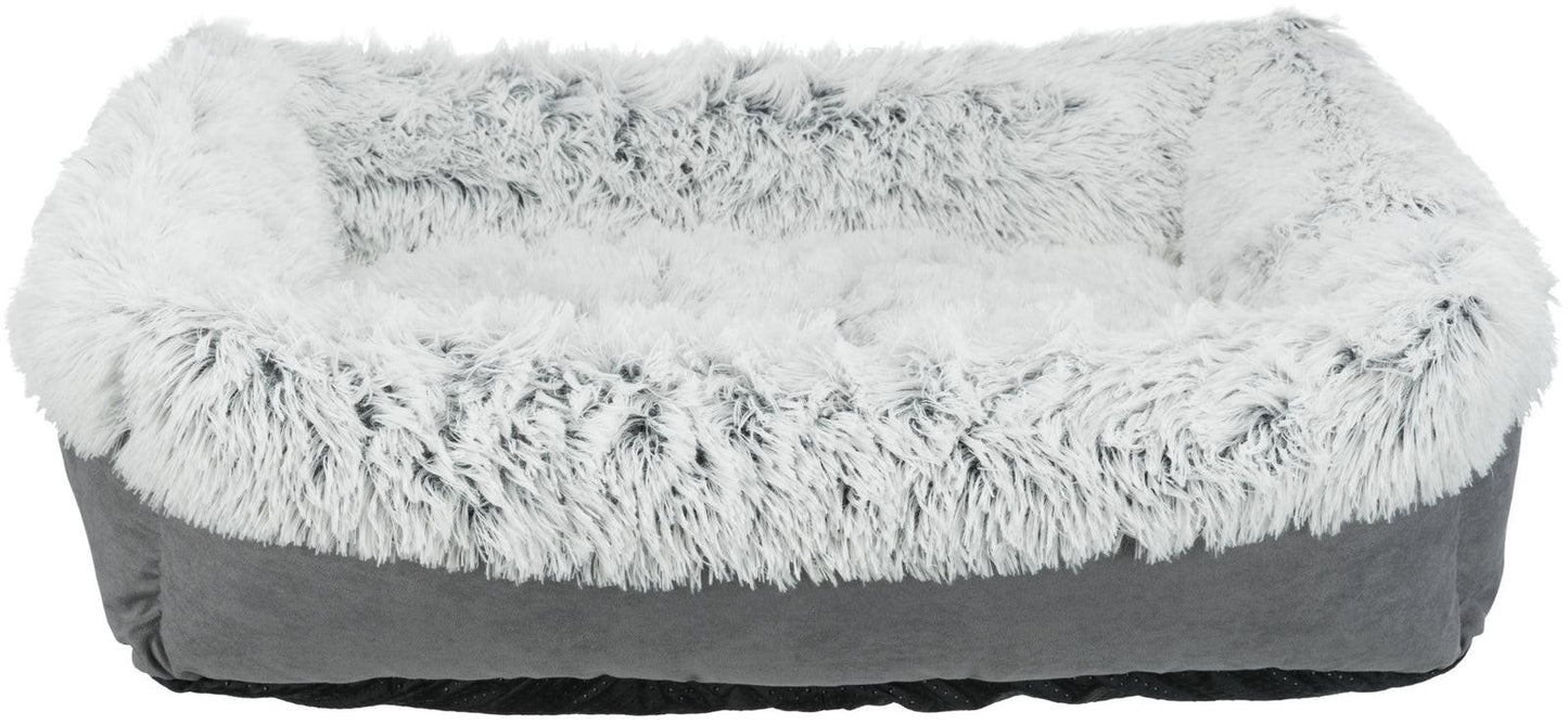 Trixie Harvey bed, square, 60 x 50 cm, grey/white-black.