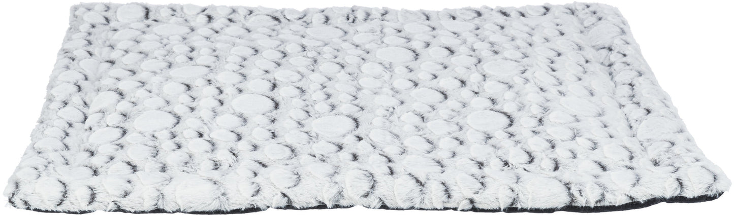Trixie Mila lying mat plush, 100 X 70 cm, white-grey