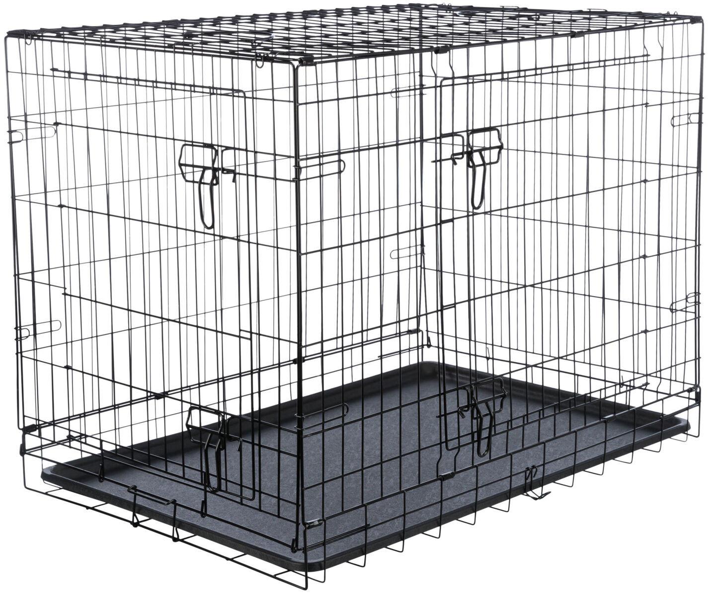 Trixie Home kennel, M: 78 x 62 x 55 cm, black.
